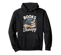 Libro: ¿Son la lectura de libros estética de mi terapia Sudadera con Capucha