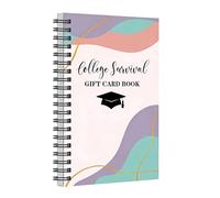 Libro Tarjetas Universitario - 17,8x12,7cm artesanal álbum de supervivencia - Minilibro Tarjeta de Graduación,para estudiantes de secundaria y universidad, cumpleaños, graduados y adolescentes