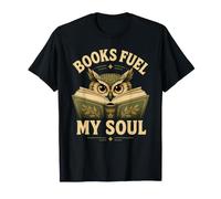 Libros Alimentan Mi Alma Maestra Bibliotecaria Camiseta