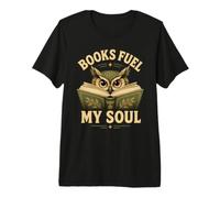 Libros Alimentan Mi Alma Maestra Bibliotecaria Camiseta Premium