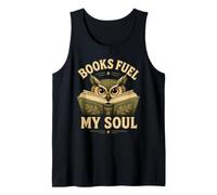 Libros Alimentan Mi Alma Maestra Bibliotecaria Camiseta sin Mangas
