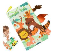 Libros arrugados para bebés,Libros de Tela para bebés - Libros sensoriales Divertidos para bebés Tails Book - Juguetes de educación temprana, Libros interactivos creativos para niños pequeños