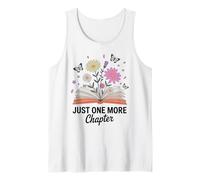 Libros Bloom Flores Lector Bookworm Retro Lindo Camiseta sin Mangas