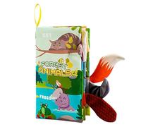 Libros Crujientes Para Niños - Juguetes Educativos De Viaje Masticables Chirriantes - Libros Para Tocar Y Sentir - Para Niños De Jardín Infantil En Hogar Juego Fiesta De Cumpleaños Interior Y Exterior