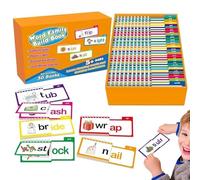Libros de actividades de lectura y rima de Word Family Word Family Build