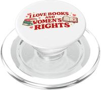Libros de Amor y Derechos de Las Mujeres Diseño Feminista Amante de los Libros PopSockets PopGrip para MagSafe