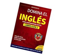 Libros de aprendizaje de Inglés para Adultos | Cuaderno D Ejercicios 6 en 1 Gramática Vocabulario Inglés | Materiales De Estudio De Diccionario De Idiomas para Estudiantes Caseros Negociaciones Viajes