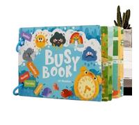 Libros De Aprendizaje Para Niños | Divertido Interactivo Reutilizable | Cuadernos Y Juguetes Para Niños Pequeños En Casa,Para Navidad Cumpleaños Escuela Hogar Preescolar Aula 1-5 Años
