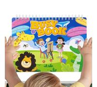 Libros de Aprendizaje para niños: Libro de Trabajo de combinación de Dobles Caras, páginas de Actividades de de identificación de Formas, Manual de interacción educativa de Viaje, recopil