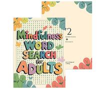 Libros de búsqueda de palabras para adultos, mindfulness Word Search | Word Find Puzzle Activity,Ejercicios cerebrales portátiles, actividades de entretenimiento para pasatiempos en la sala de espera