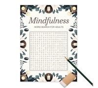 Libros de búsqueda de Palabras para Adultos: Rompecabezas de búsqueda de Palabras, Libros para Adultos, CREA Descanso y positividad en tu Vida, la Palabra Impresa Grande Encuentra Juegos para,