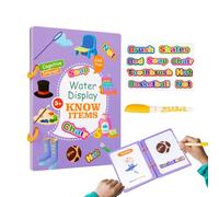 Libros de Colorear con Agua,Revelación al Agua Reutilizable Educativa y Aprendizaje - Pequena Pá de Jardim Ferrão Ferramenta de Jardim - Libros De Actividades Artísticas Y Artesanales Actividad Reutil