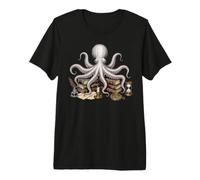 Libros de Dark Academia Octopus Camiseta Premium