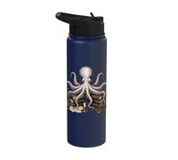Libros de Dark Academia Octopus Stainless Steel Insulated Water Bottle