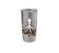 Libros de Dark Academia Octopus Vaso térmico de acero inoxidable de doble pared