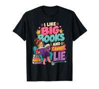 Libros de Lectura de Amor Divertido Mujeres Bibliotecaria Camiseta
