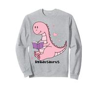 Libros de lectura de dinosaurios para niñas, libros de lectura rosa, libro kawaii para niños Sudadera