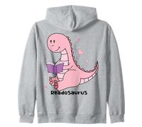Libros de lectura de dinosaurios para niñas, libros de lectura rosa, libro kawaii para niños Sudadera con Capucha