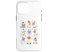 Libros de Lectura de Fantasmas Libro Bibliotecario Fantasma Amor Halloween Carcasa para iPhone 16 Pro MAX