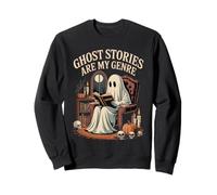 Libros de Lectura de Fantasmas Retro Historias de Fantasmas Mi género Bibliotecario Sudadera
