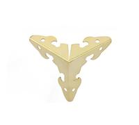 Libros de metal retro, Protectores de esquinas metálicos for libros, multicolor, varios tamaños, paquete de 20/40(Light Gold 23 * 23 * 23mm,40pcs)