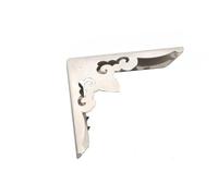 Libros de metal retro, Protectores de esquinas metálicos for libros, multicolor, varios tamaños, paquete de 20/40(Stainless Steel: 60mm*inner 5 Mm,40pcs)