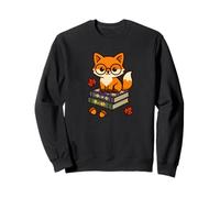 Libros de otoño y Zorro Lindo Sudadera