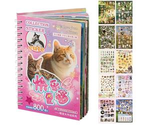 Libros de pegatinas festivos | Lindo libro de actividades creativas para manualidades de mascotas | Pegatinas divertidas para libros de jugadas, coches, hogar, interacción entre padres e hijos, ideal