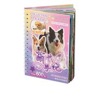Libros De Pegatinas: Papel, Libro De Pegatinas Para Niños, Juegos De Scrapbooking De Animales Domésticos | Actividades Creativas Dibujos Divertidos Juegos Interactivos, Adesevi Para Mascotas, Hades