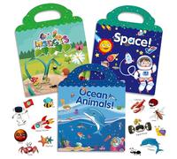 Libros de pegatinas para niños, libro de pegatinas reutilizables para 2 3 4 5 años niñas niños regalos