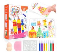 Libros de Práctica de Escritura Mágica - Cuadernos de Caligrafía con Ranuras Reutilizables para Niños de 5-8 Años - Set Educativo Preescolar Montessori para Aprender a Escribir