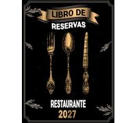 Libros de reserva para restaurantes 2027: 1 Página por Día | 36 reservas por día | agenda reservas para cafeterías, hoteles y restaurantes | A4