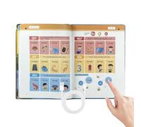 Libros de Sonidos Educativos Juguete Recargable de Vocabulario y Fonética