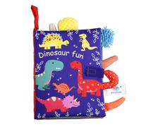 Libros de tela arrugados para tocar y sentir, regalo para baby shower de niños y niñas recién nacidos, juguete para la hora boca abajo, juguetes interactivos de desarrollo temprano para cochecito.