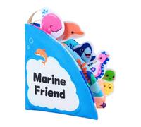 Libros De Tela Para Bebés - Libros De Tela Para Niños | Libros De Mascotas Juguetes, Libros De Tela Rizada, Libros Para Bebés De Tela Segura, Libro Sensorial, Juguetes De Estimulación Educativa Preco