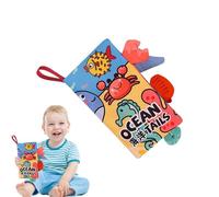 Libros De Tela para Bebés | Libros De Tela Suave - Juguete Educativo con Cola para Educación Temprana Actividades De Aprendizaje Guardería Niños Edades 0-3 Años