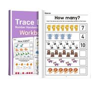 Libros de trabajo matemáticos para niños - Herramientas de aprendizaje de práctica - Libros de ejercicios de matemáticas,Para Niños Niños Niñas Estudiantes Profesores Padres Educación En Casa Y Aula