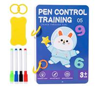 Libros de trazado - 21 x 1,6 x 14 cm, libro de trabajo de escritura borrable, herramienta de preescritura borrable, libro de trabajo de aprendizaje de jardín de infantes, práctica de control de lápiz