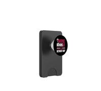 Libros de Vino y Detroit Rap Lectura de Libros amorosos del Vino Tinto PopSockets PopWallet para MagSafe