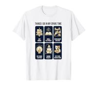 Libros Divertidos de Lectura de Cosas Que Hago en mi Tiempo Libre Bookworm Camiseta