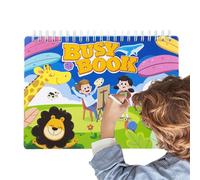 Libros educativos para niños, Cuaderno de ejercicios educativo de doble cara, de formas a juego con ABS, Herramienta de aprendizaje interactivo para niños, Kit de educación temprana con