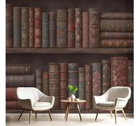 Libros Historia Fantasía Mural De Papel Pintado,Mural De Pared Con Efecto 3D,Papel Tapiz Fotográfico Para Dormitorio,Sala De Estar,Decoración De Restaurante-400X280Cm