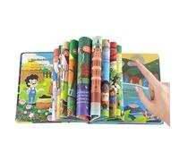 Libros Interactivos Con Sonidos | Libros Auditivos De Palabras En Inglés Con Animales Y 15 Canciones - Juguete Educativo Interactivo para Desarrollo del Lenguaje, Aprendizaje Temprano, Simulación Sens