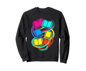 Libros Lector Vaporwave Sudadera