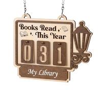 Libros Leer Contador | Accesorios Del Libro Decoración Del Estante - Soporte de lectura colgante Tablero | para Biblioteca, Estantería, Habitación, Rincón, Club, Lectores, Profesores, Mujeres, Ratones