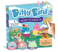 Libros Musicales Ditty Bird para Niños Pequeños | Edición Electrónica de Libros de Sonido de Baile | Libros Divertidos e Interactivos para Niños de 1 a 3 Años | Libro Sensorial Resistente para Niños