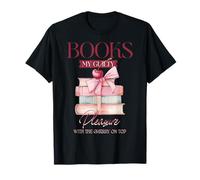 Libros My Guilty Pleasure Cherry on Top Funny Reading Camiseta