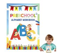 Libros para Aprender A Escribir,Cuaderno de Escritura Borrable para Guardería | Juegos Educativos Para El Aprendizaje De Letras Y Materiales Didácticos Para La Infancia