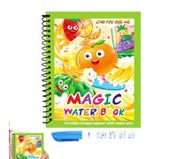 Libros para colorear con agua,Libros de garabatos en acuarela,libros para colorear - Juguete educativo portátil para dibujar garabatos, libros para de pintura, juguetes preescolares creativos
