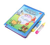 Libros para Colorear de Tela con Bolígrafos de Agua para Niños, Libro de Pintura de Tela Reutilizable, Juguete de Dibujo Mágico para Niños, Libro de Tela Divertido para